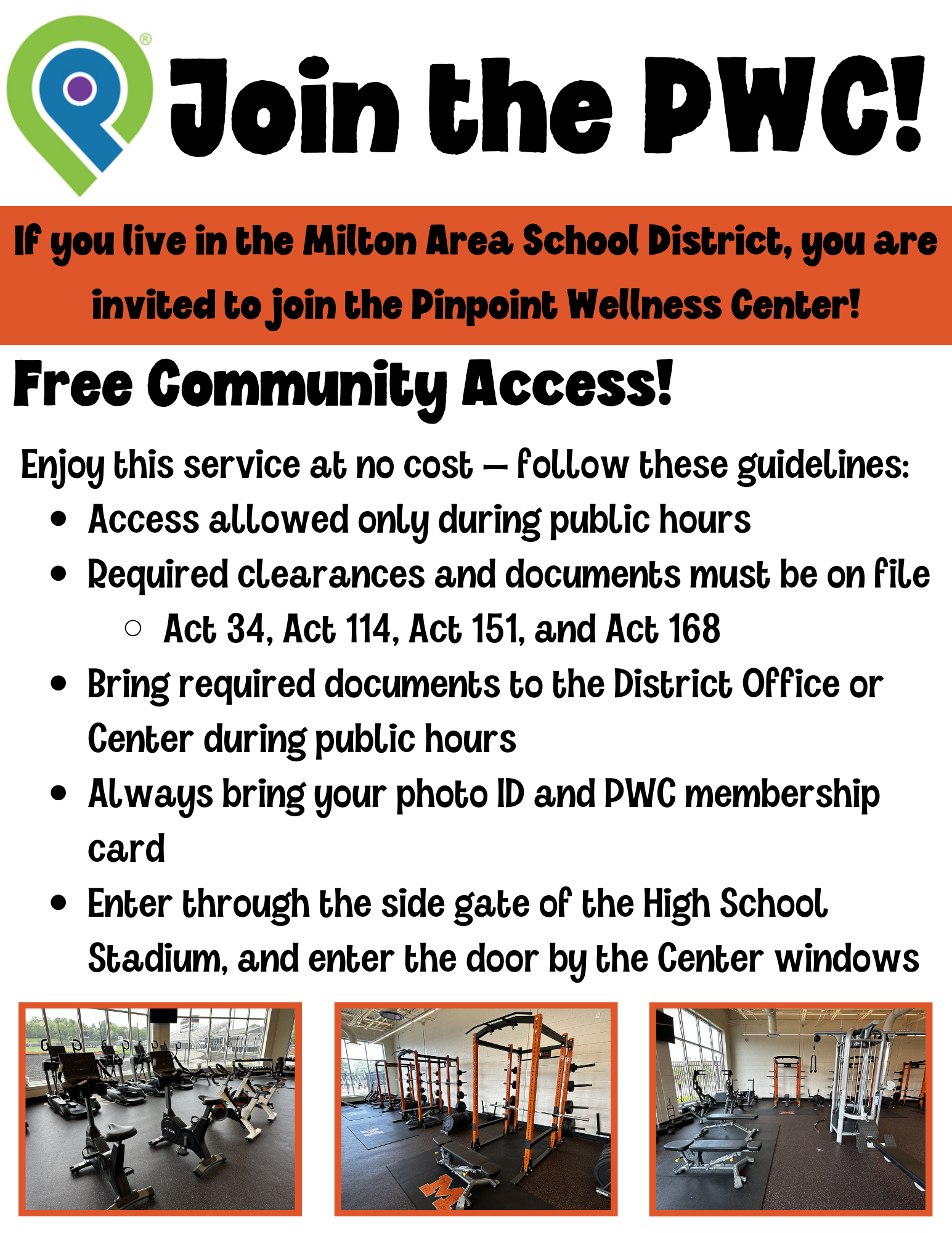 pinpoint wellness center flyer