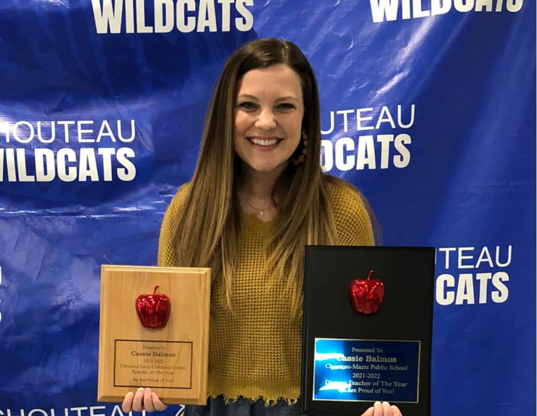 Teacher of the Year ChouteauMazie Public Schools