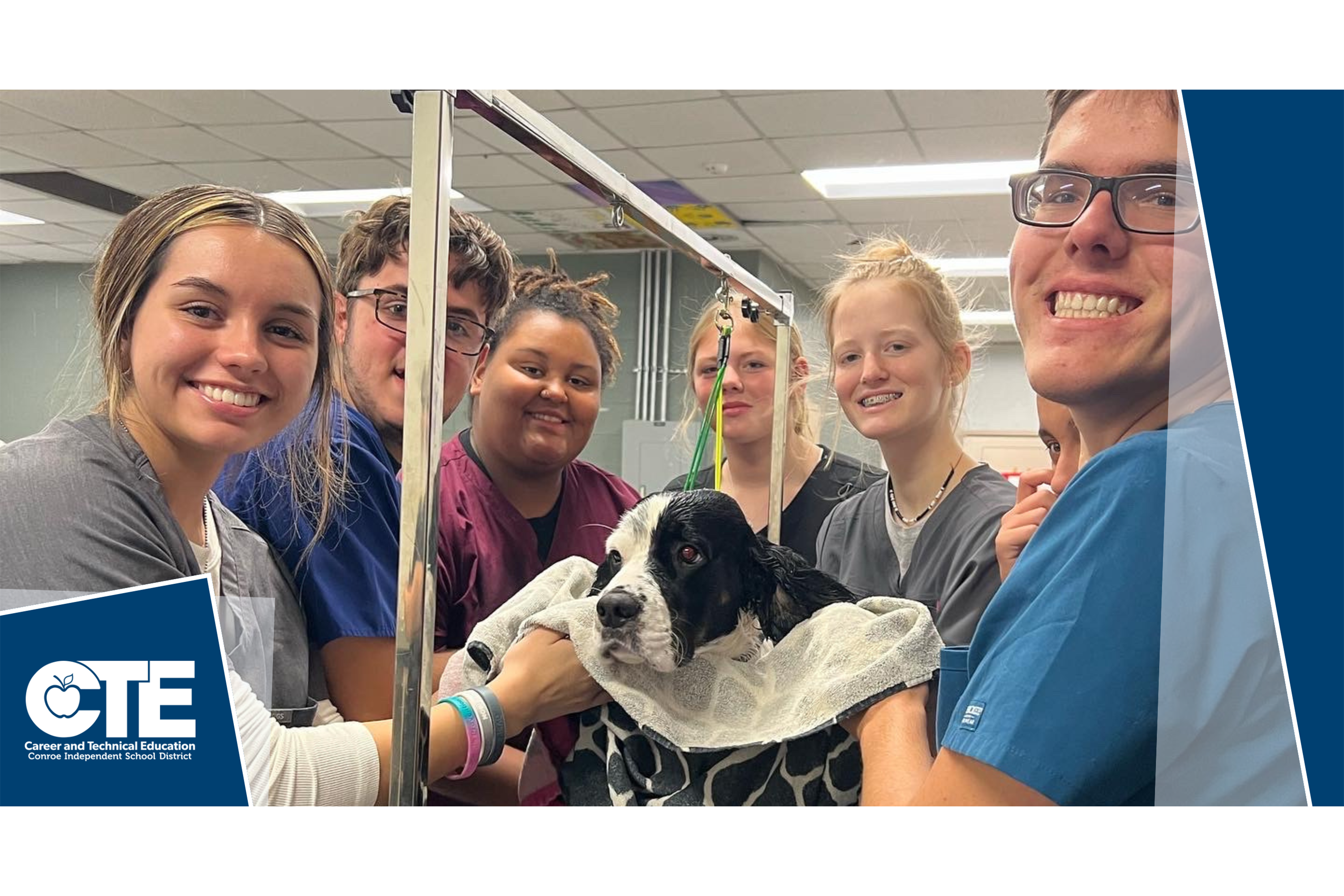 Vet Tech students at work.