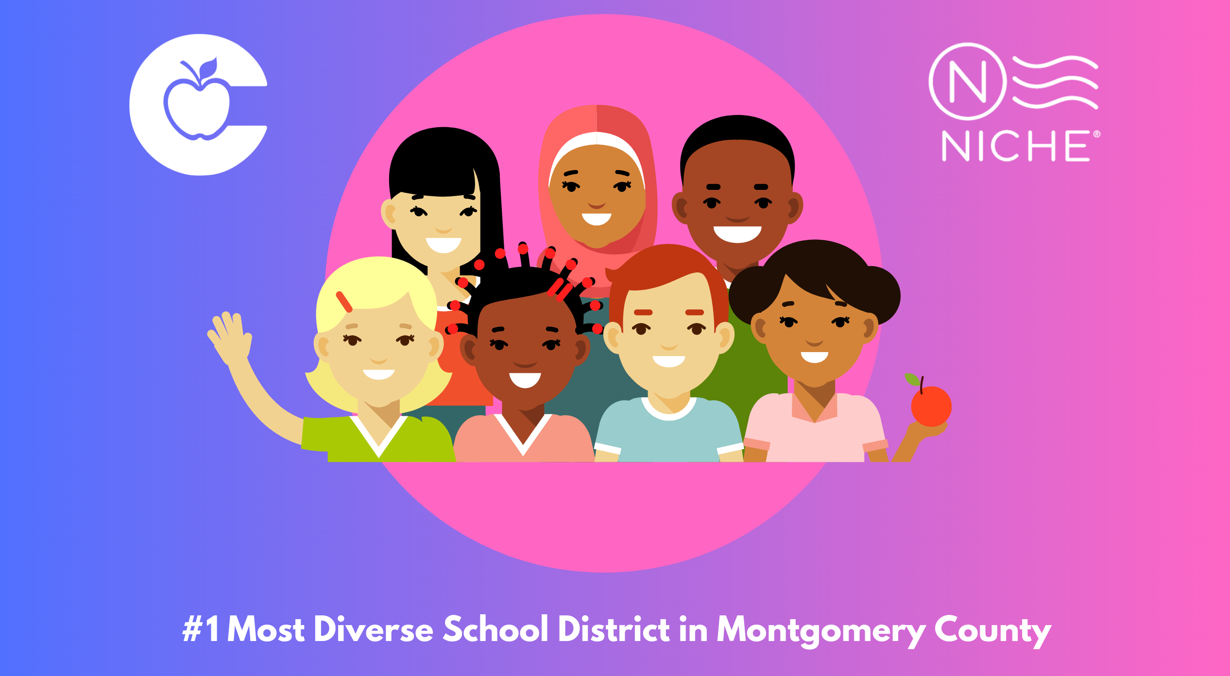 #1 Most Diverse School District in Montgomery County