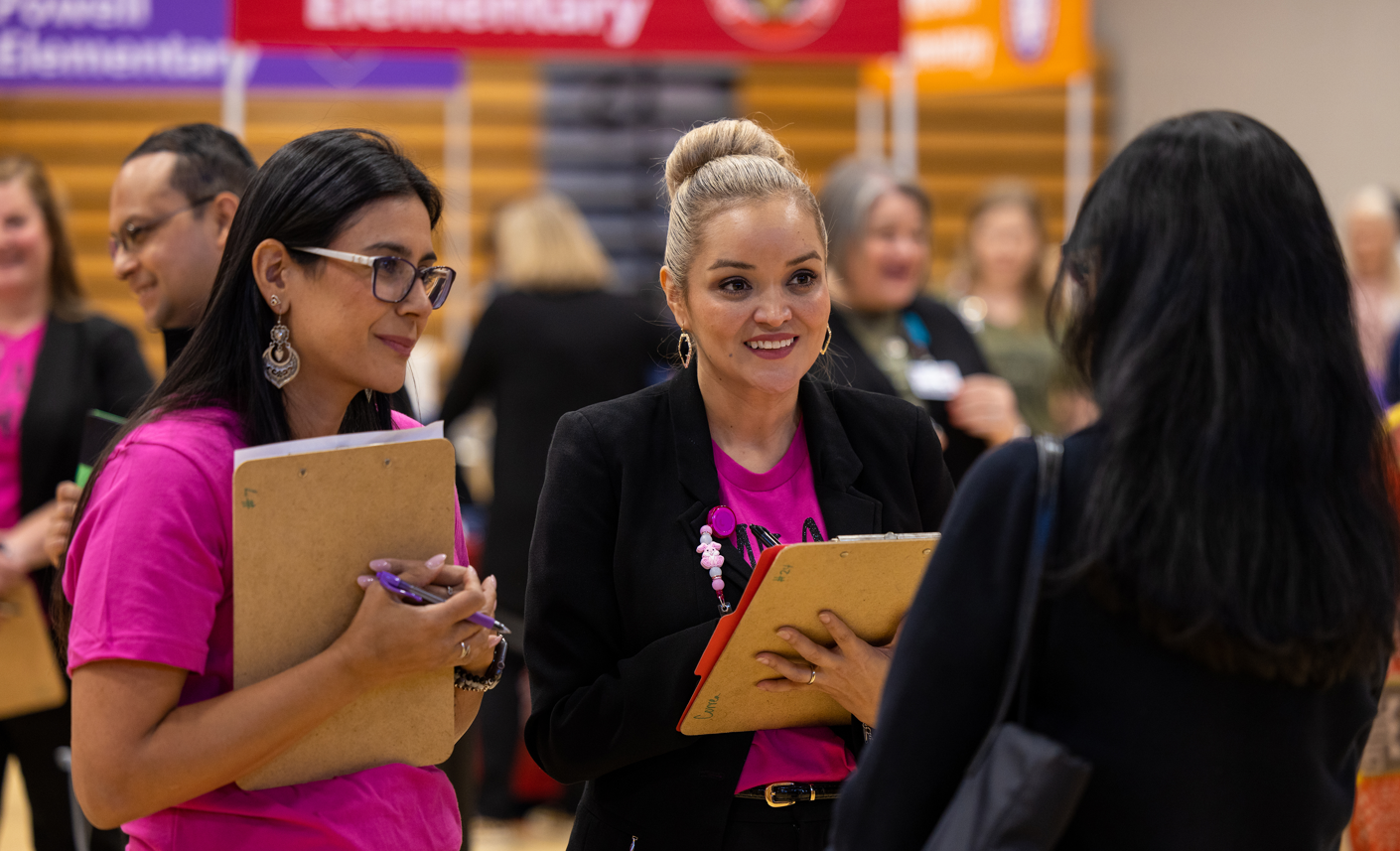 Job Fair pink