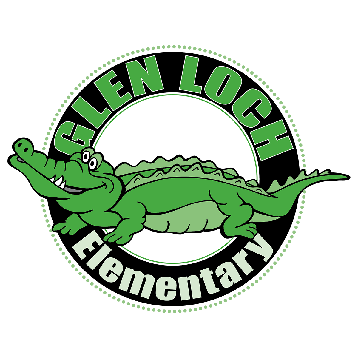 Glen Loch Elementary green gator