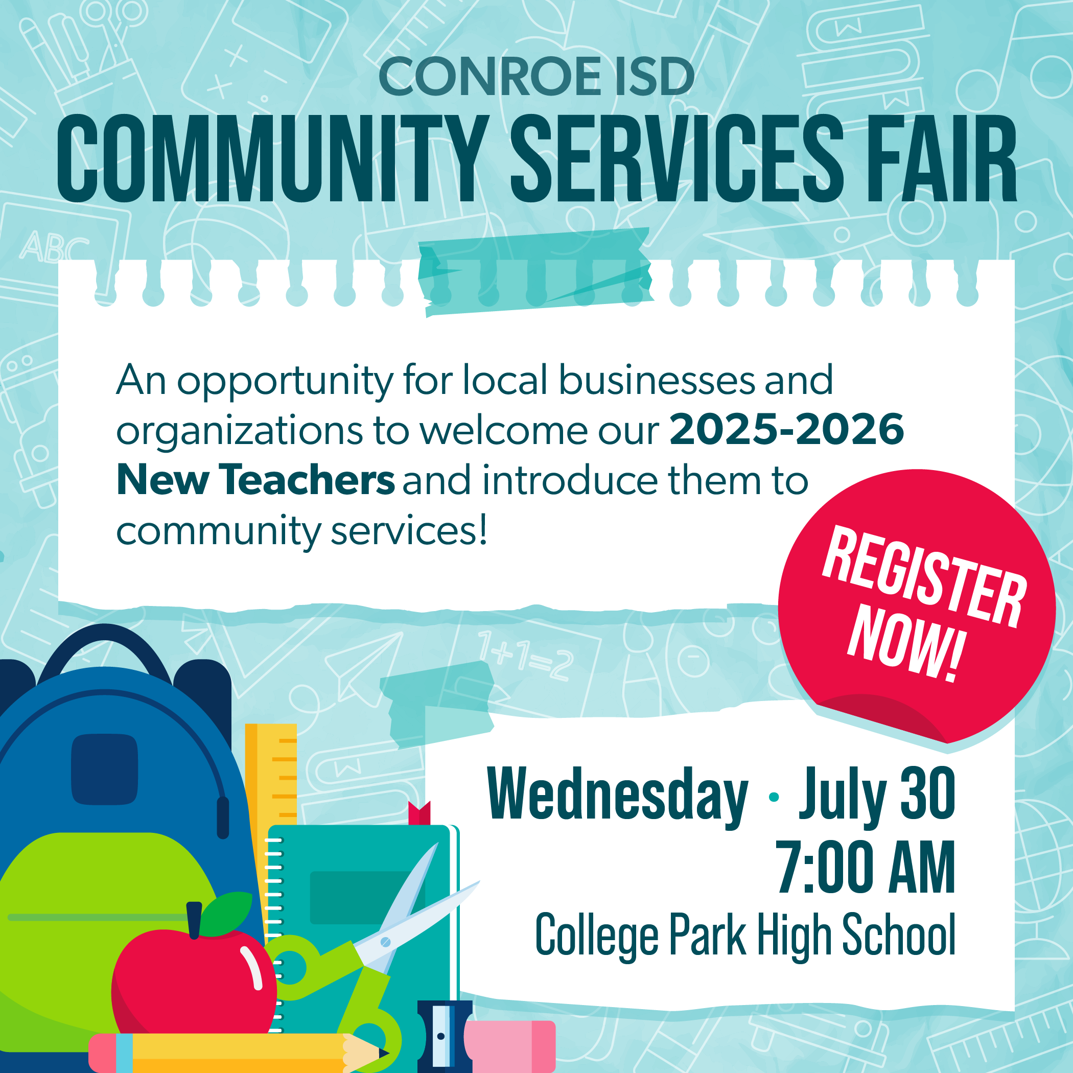 Conroe ISD Community Services Fair