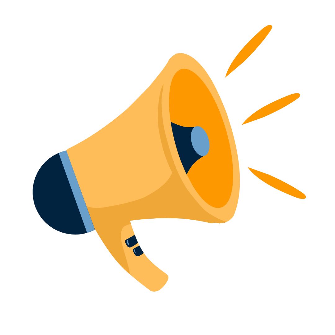 yellow megaphone