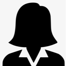 Female head shot silhouette