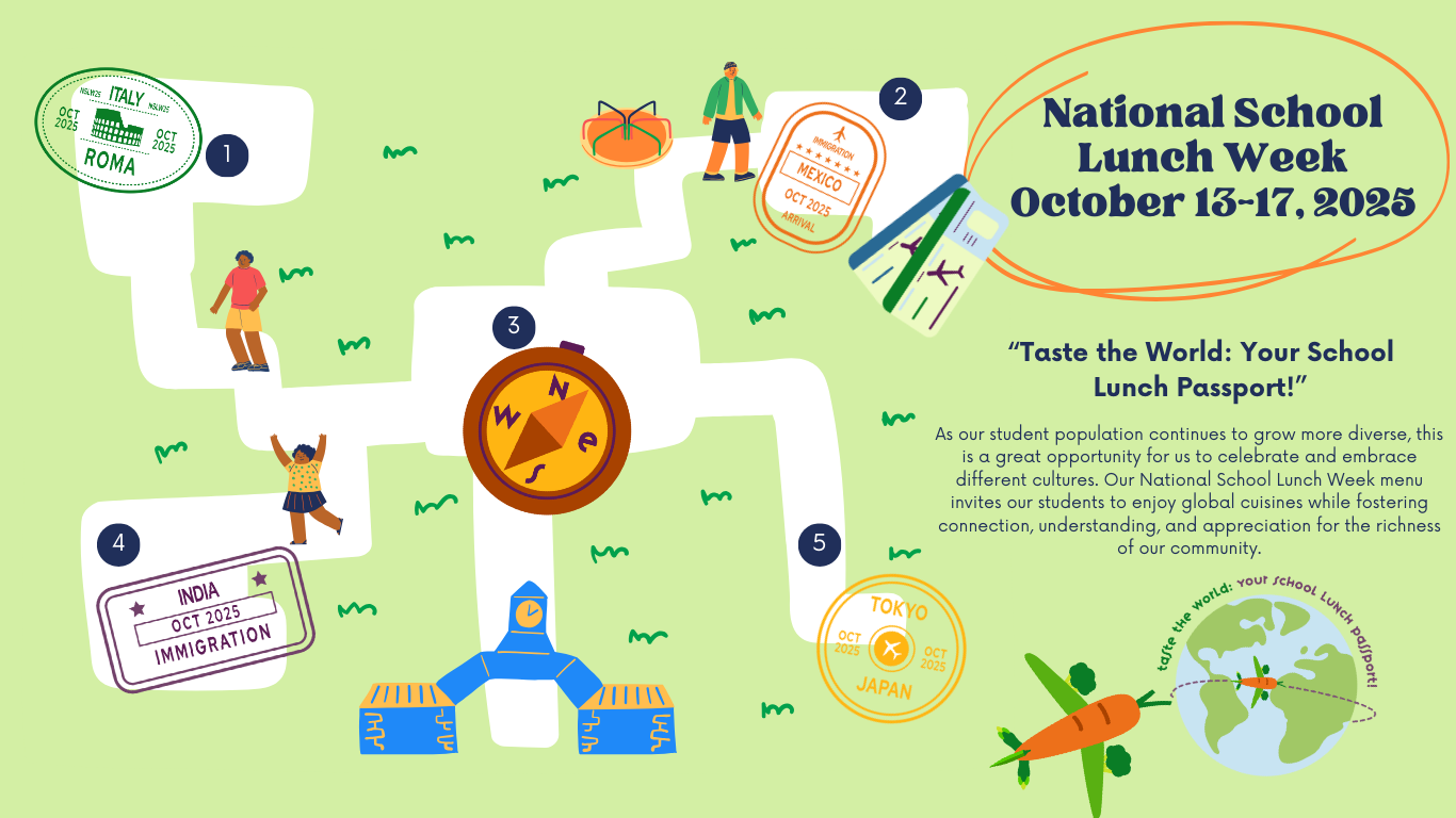 National School Lunch Week Taste the World