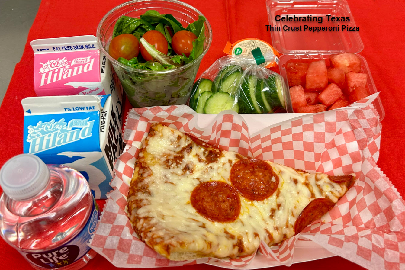 Thin Crust Pepperoni Pizza