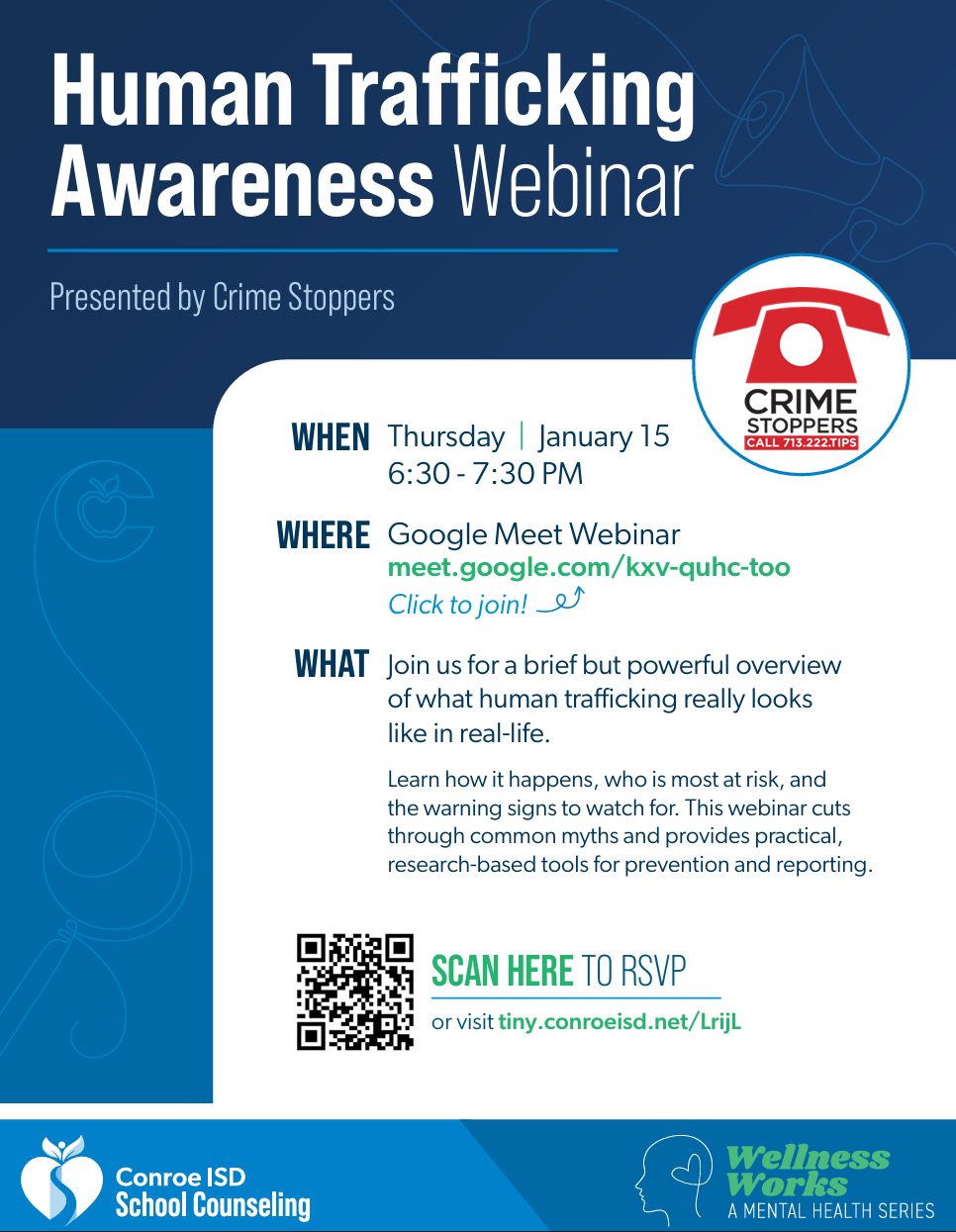 Human Trafficking Awareness Flyer