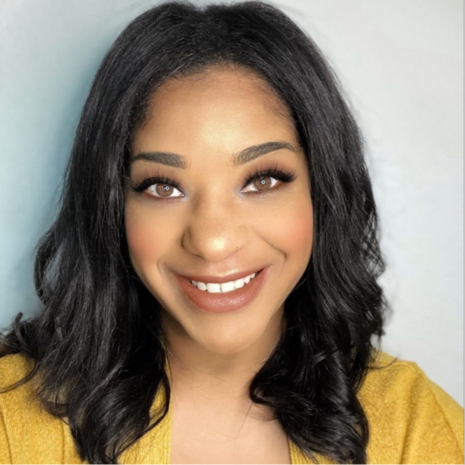 Headshot of Nikki Foster, Early Childhood District Instructional Coach. She is wearing a yellow blouse . She has shoulder length black hair  and brown eyes.
