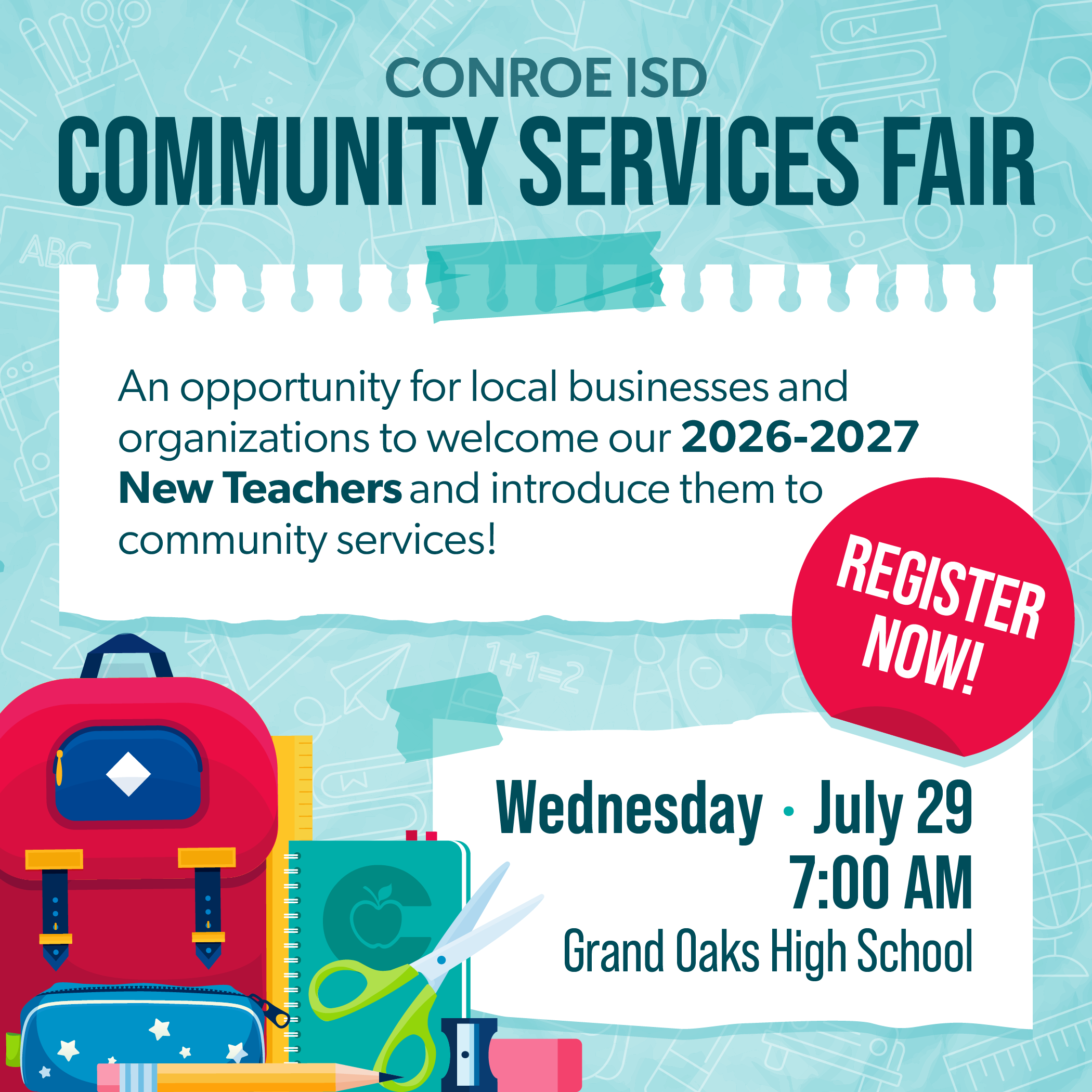 Conroe ISD Community Services Fair