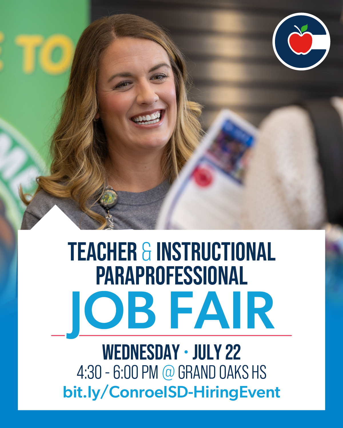 Teacher and Paraprofessional Job Fair - July