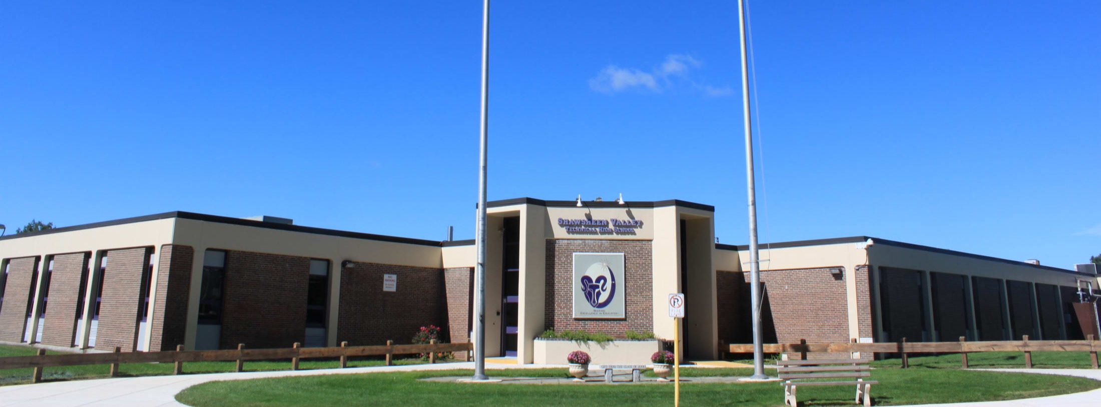 Front of the School Building