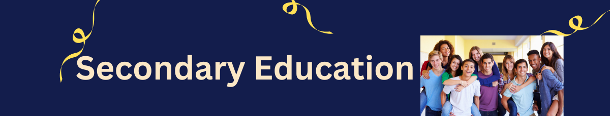 Secondary Education banner