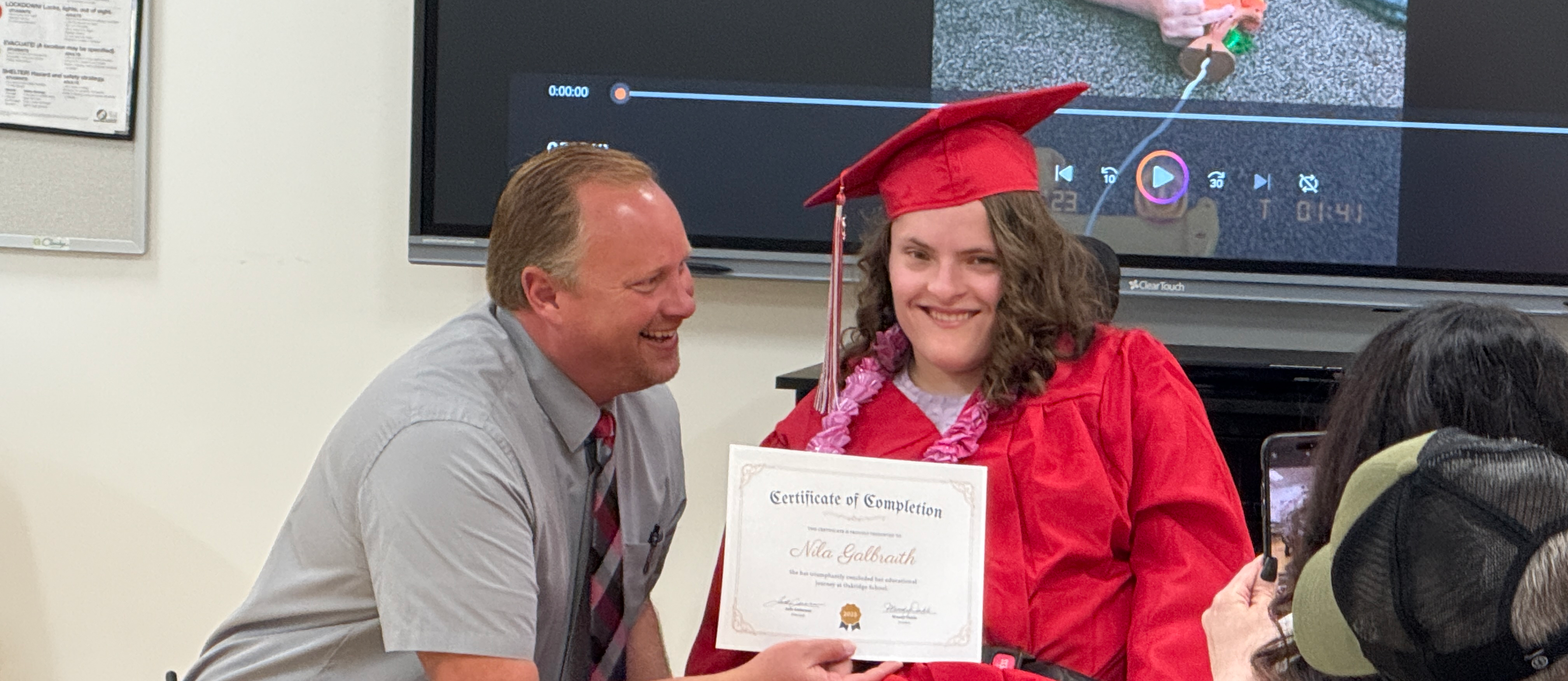 Oakridge Student Graduating