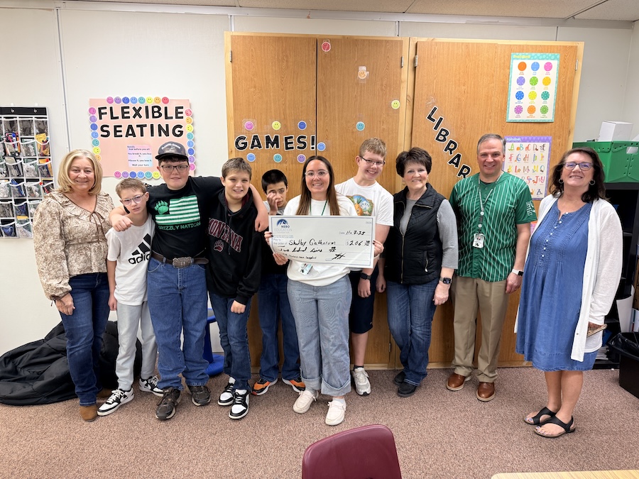 Nebo Foundation Delivering a Teacher Grant