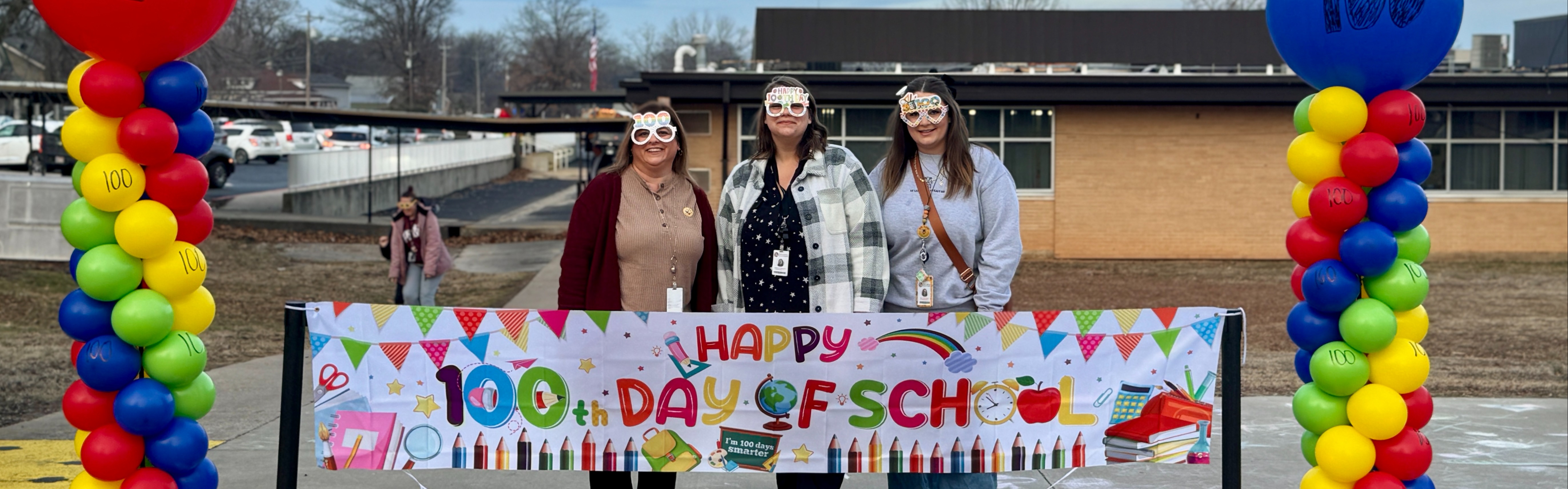 100 days of school with brandy and two teachers