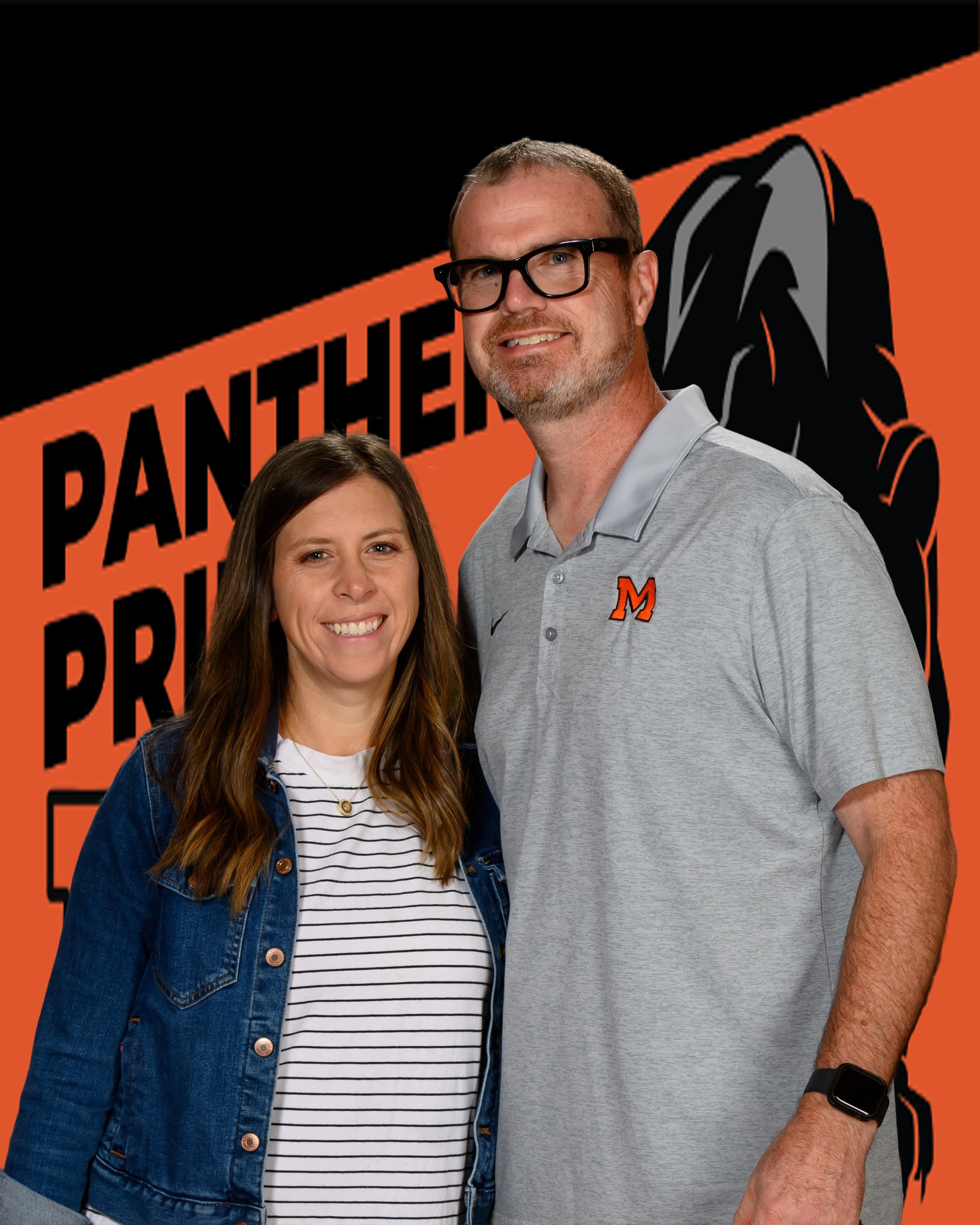 Mrs. Rorke and Mr. Slusser