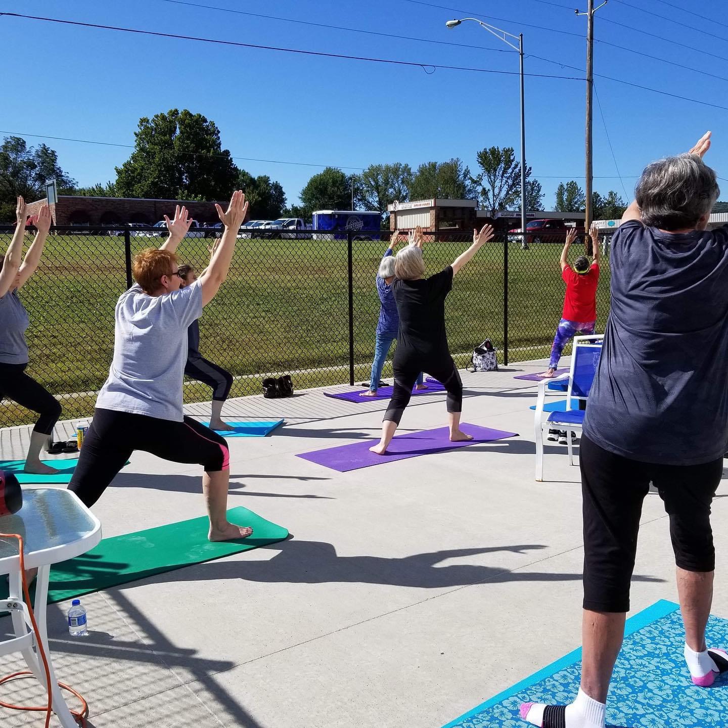 outdoor yoga