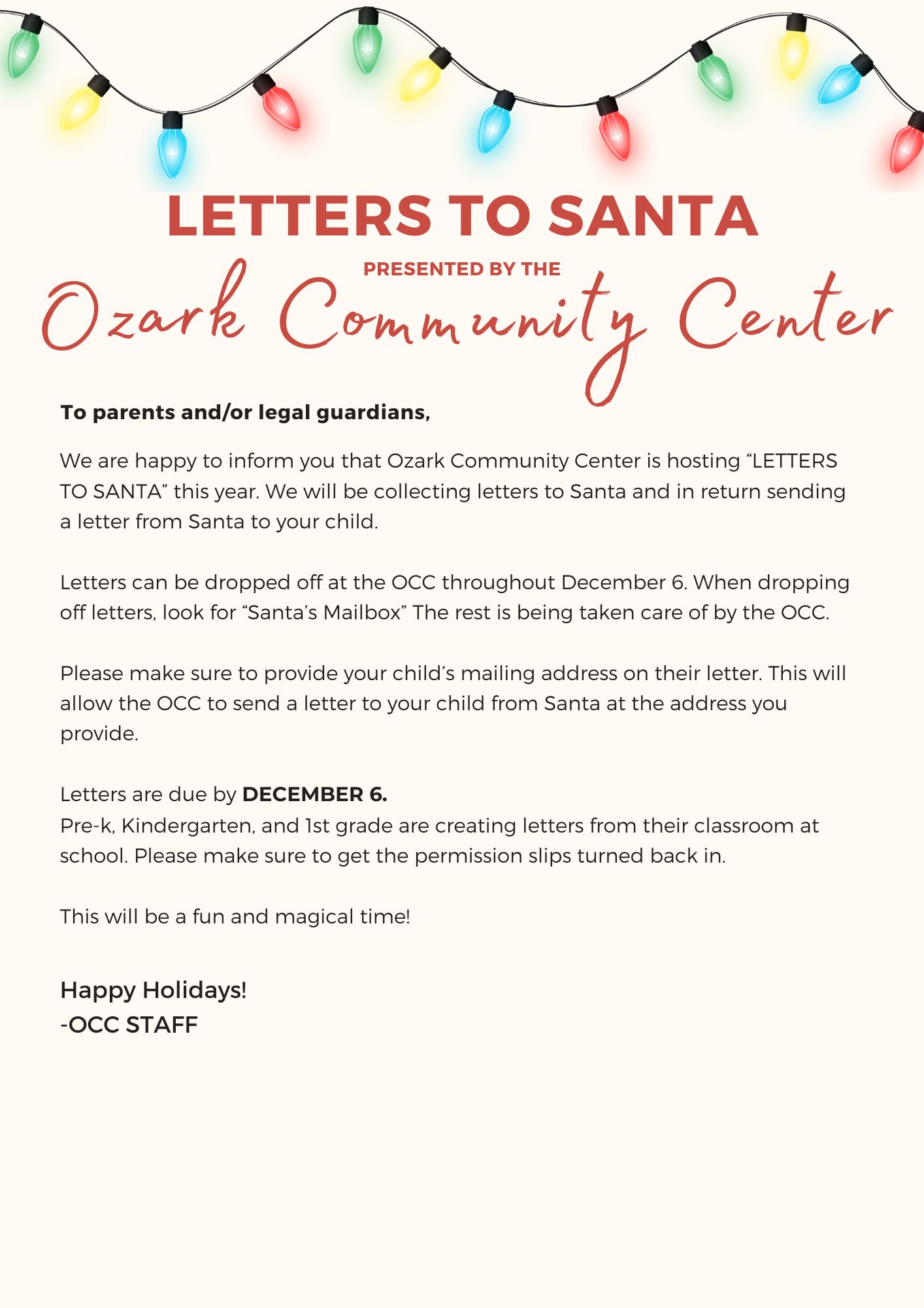 letters to santa