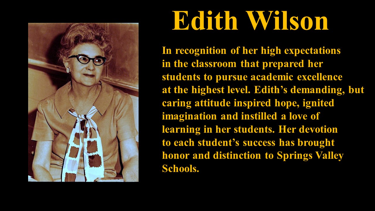 2018 Inductees Edith Wilson