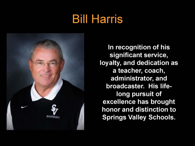 2011 Inductees  Bill Harris