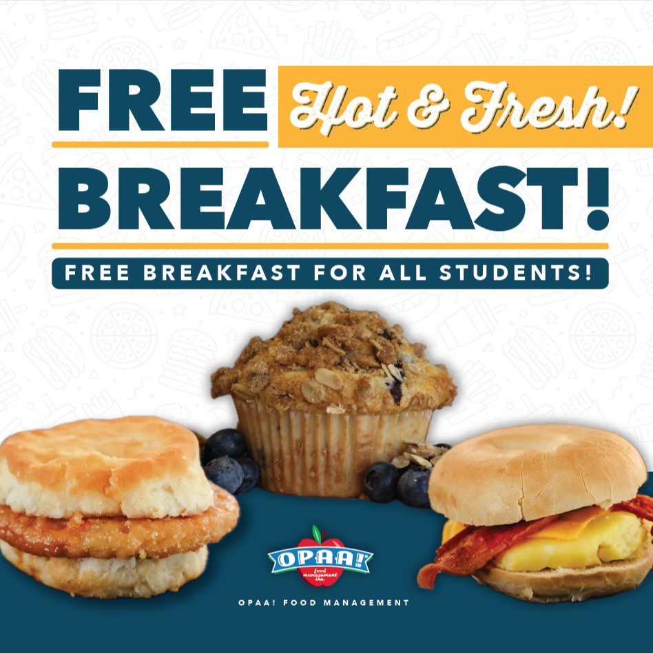 Free Breakfast for all students Advertisement