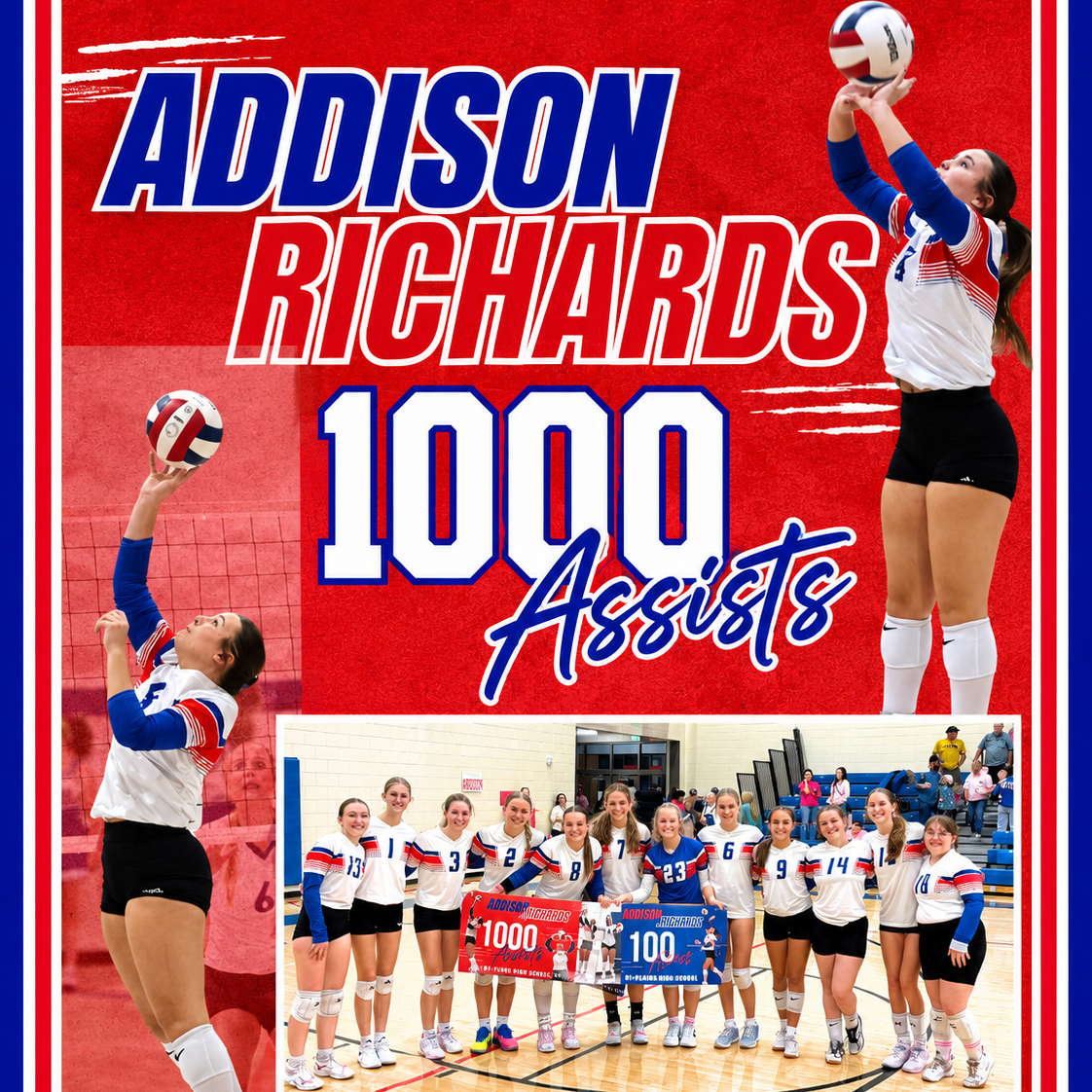 Addison Richards Achieves 1000 Career Assists