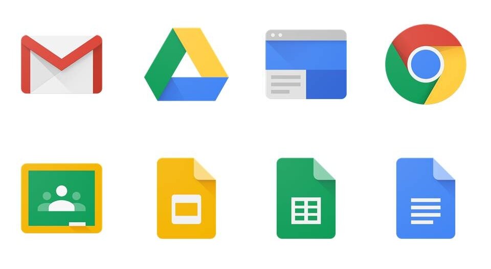 Google app icons