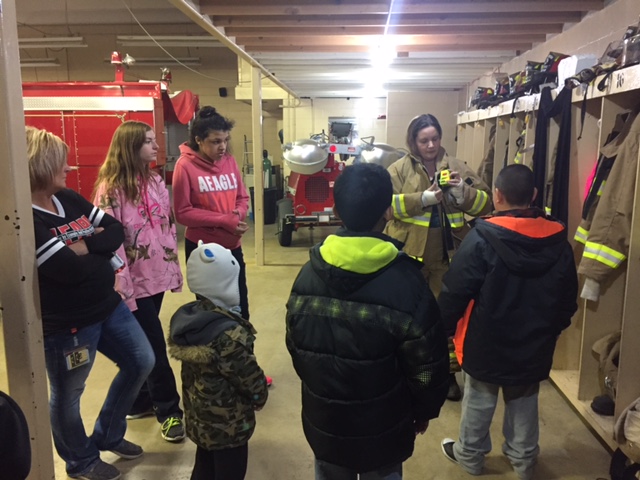 field trip to the local police station