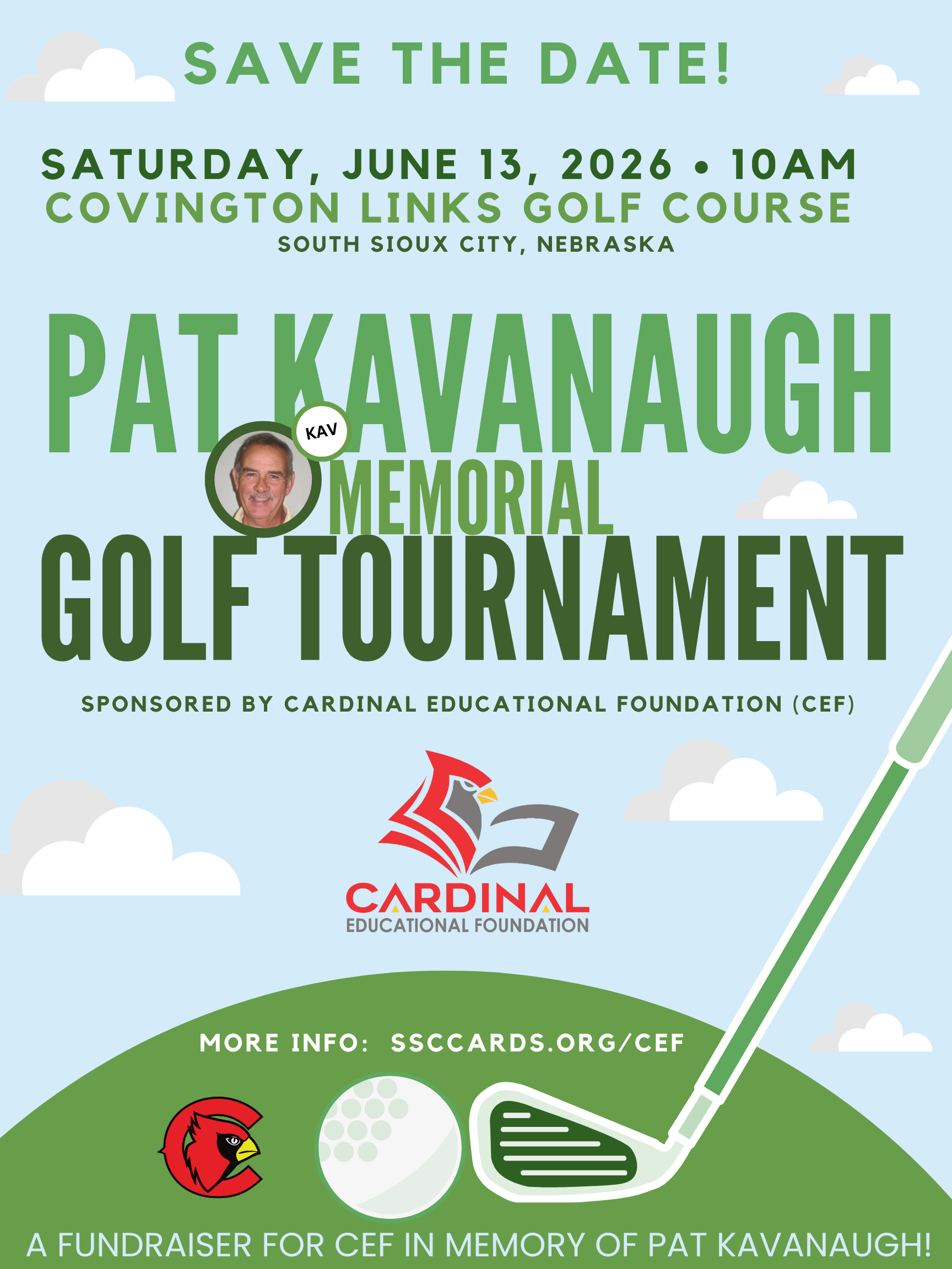 Save the date for the 2026 Golf Tournament