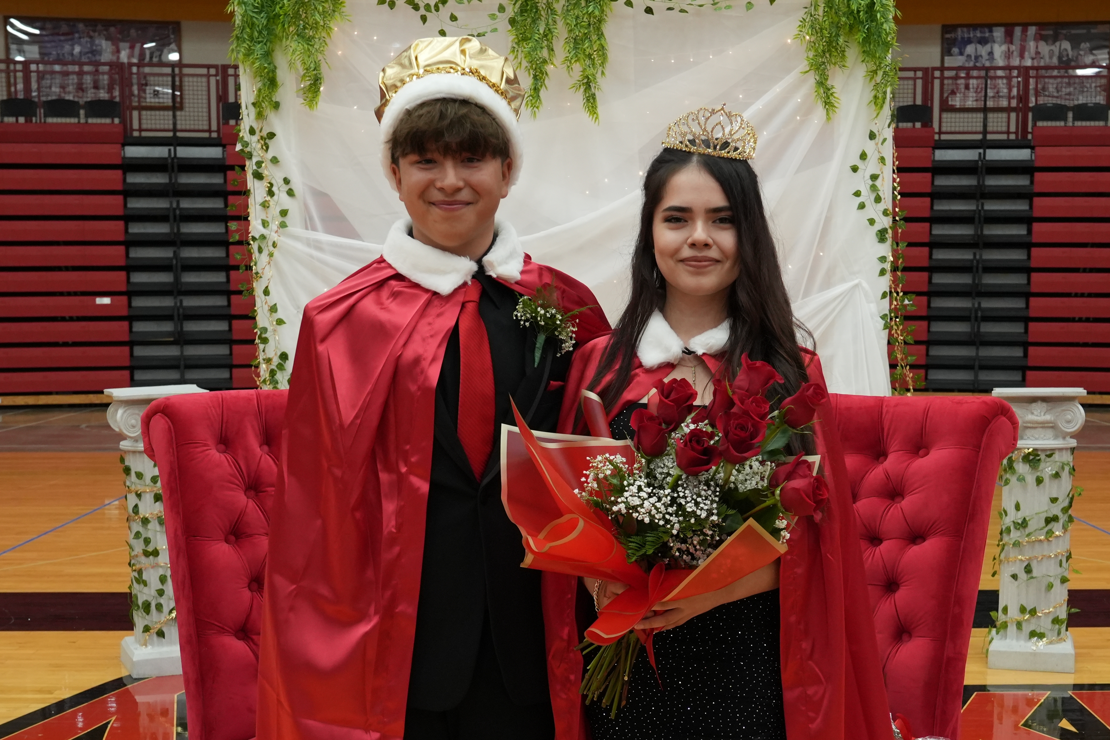 2025 Homecoming King &amp; Queen - Omar Vasquez-Rodriguez &amp; Ivana Arana