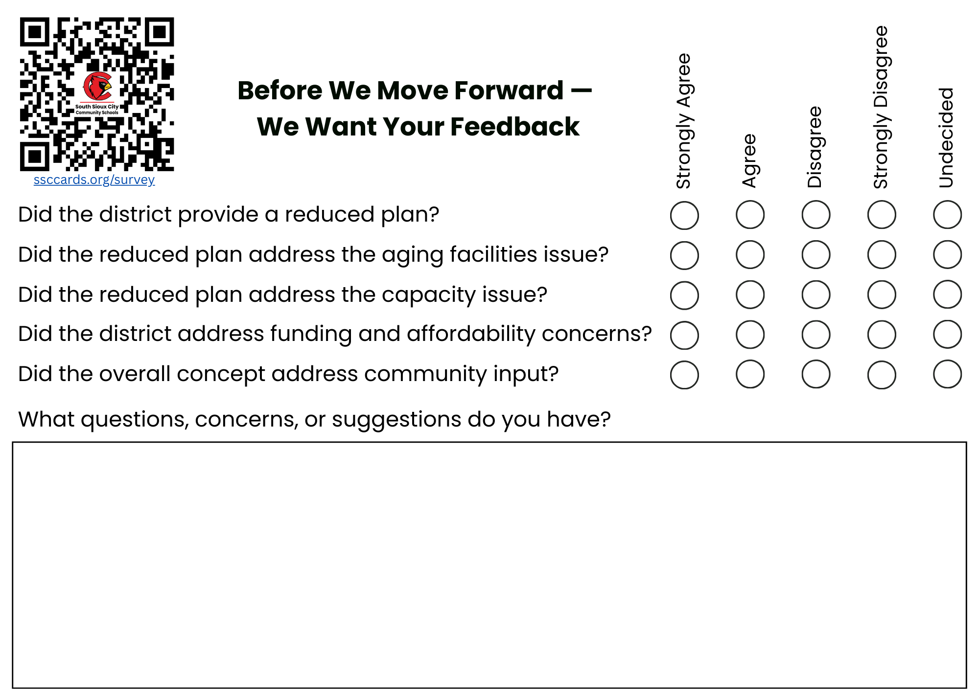 Feedback Survey