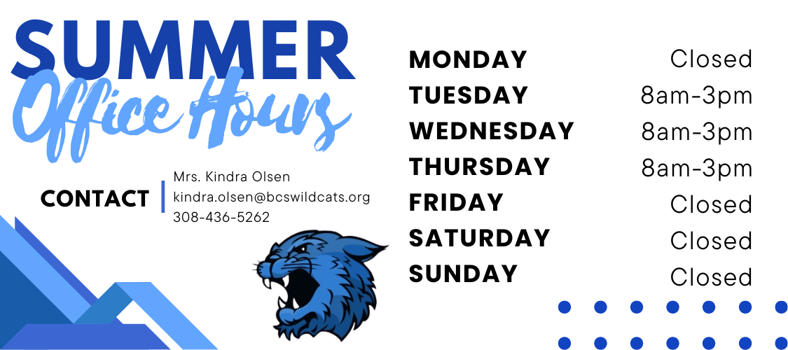 Summer Office Hours