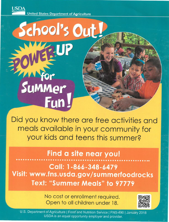 Free summer activities and meals