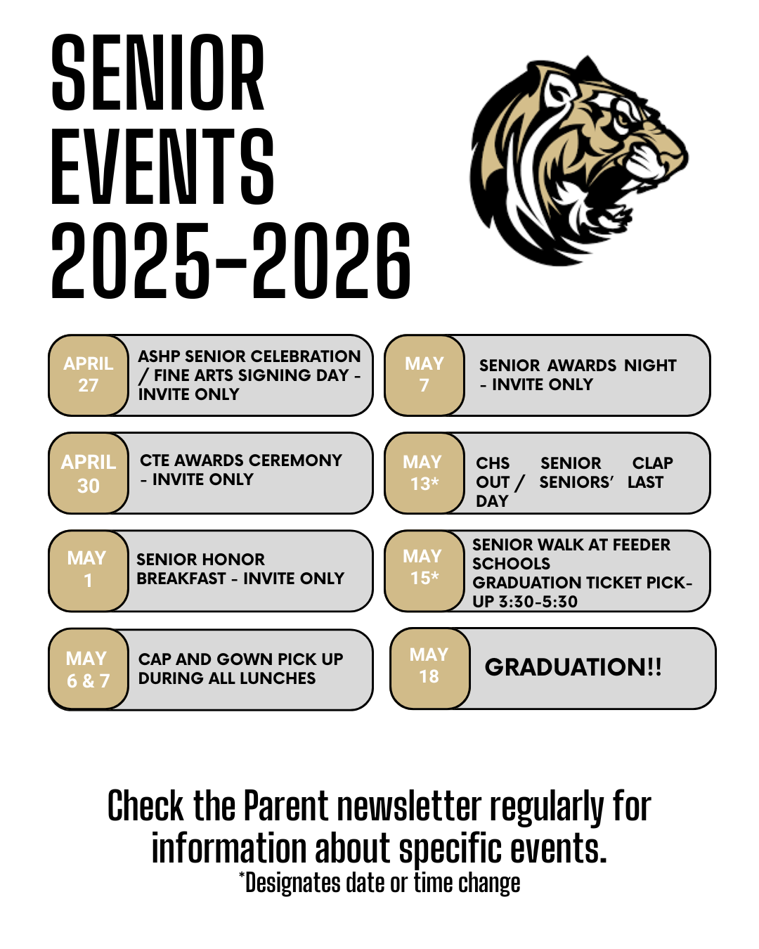 PDF of CHS Senior Events