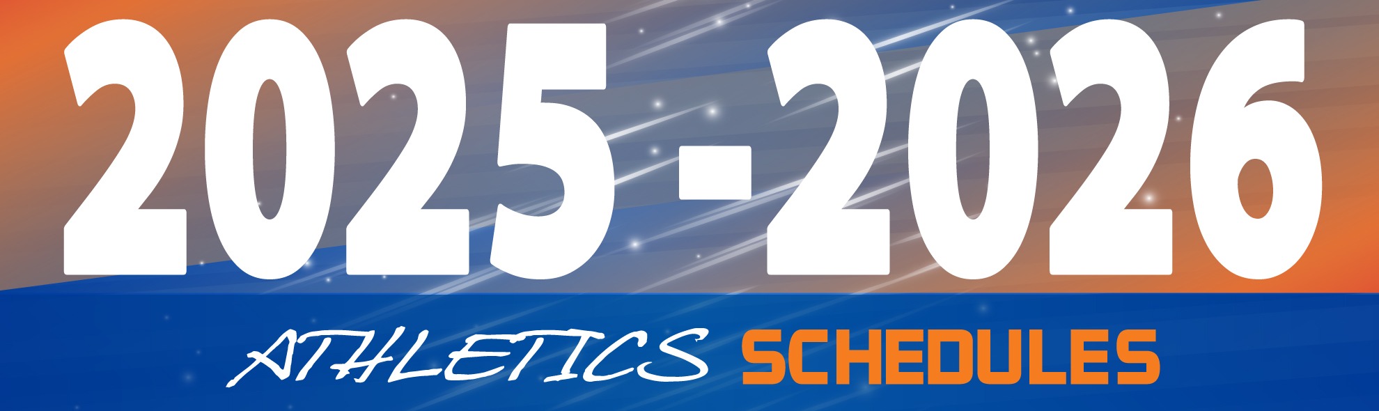 Athletics Schedules