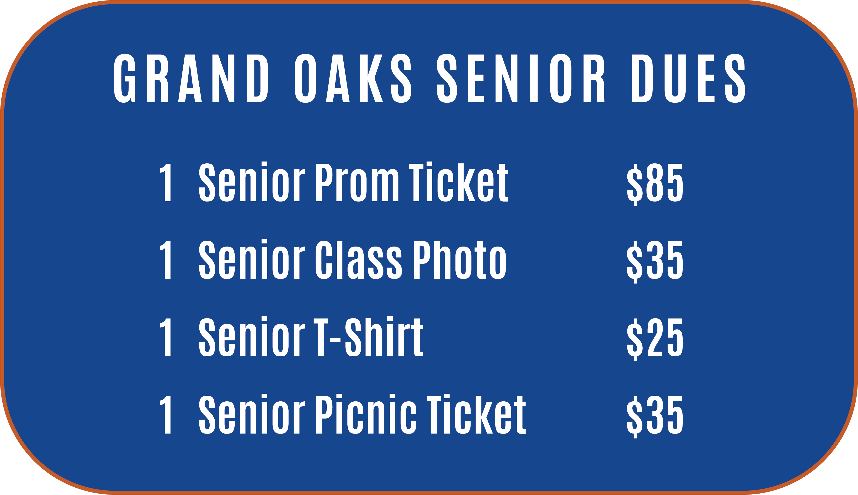 Senior Dues