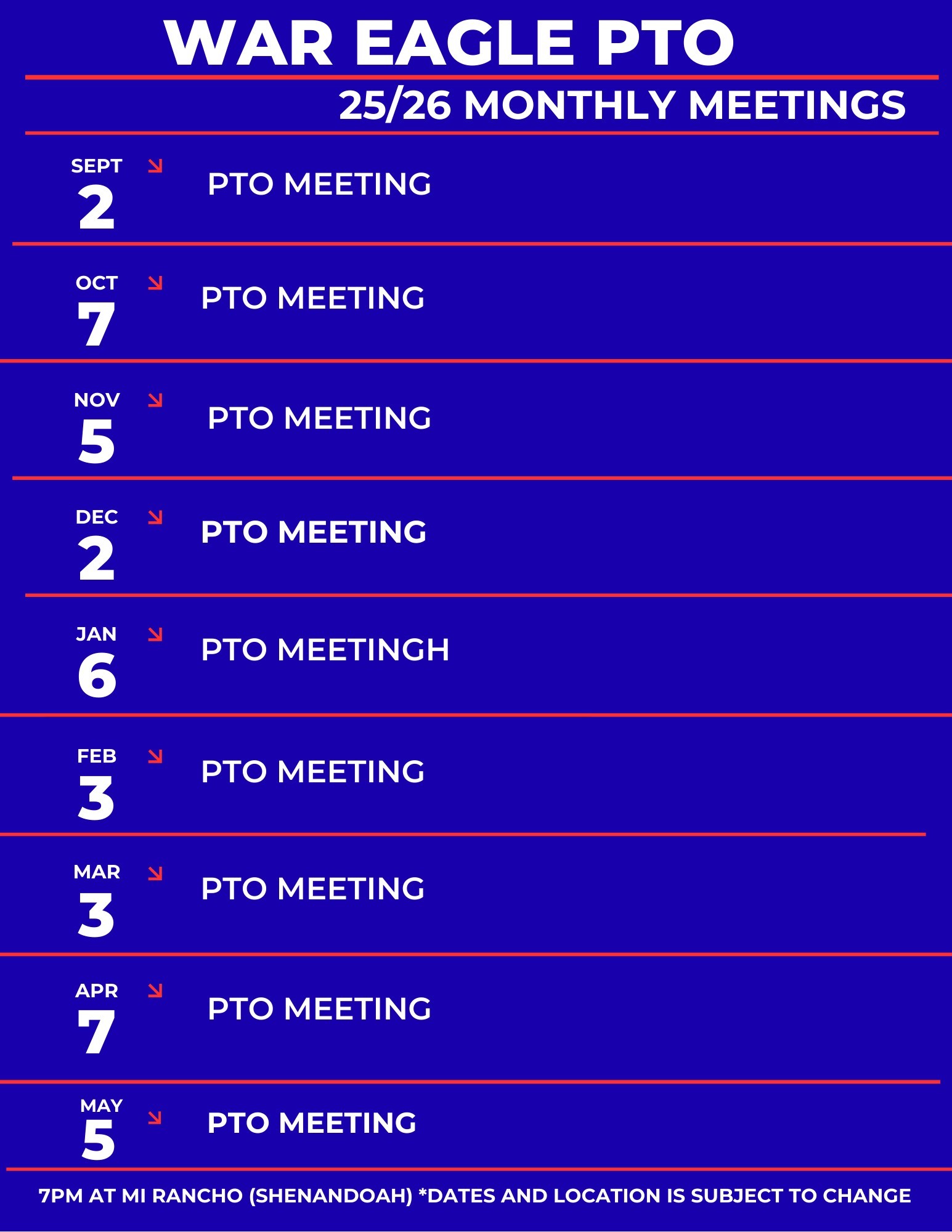 PTO Meetings