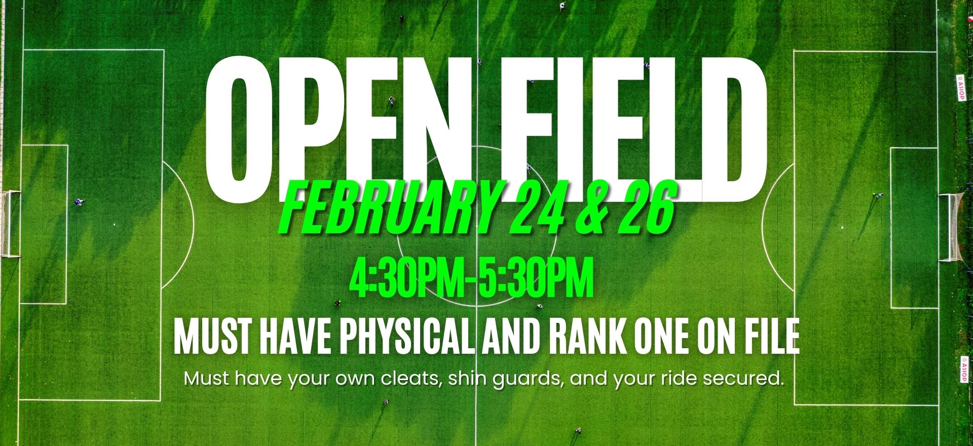 Soccer Open Field 2026