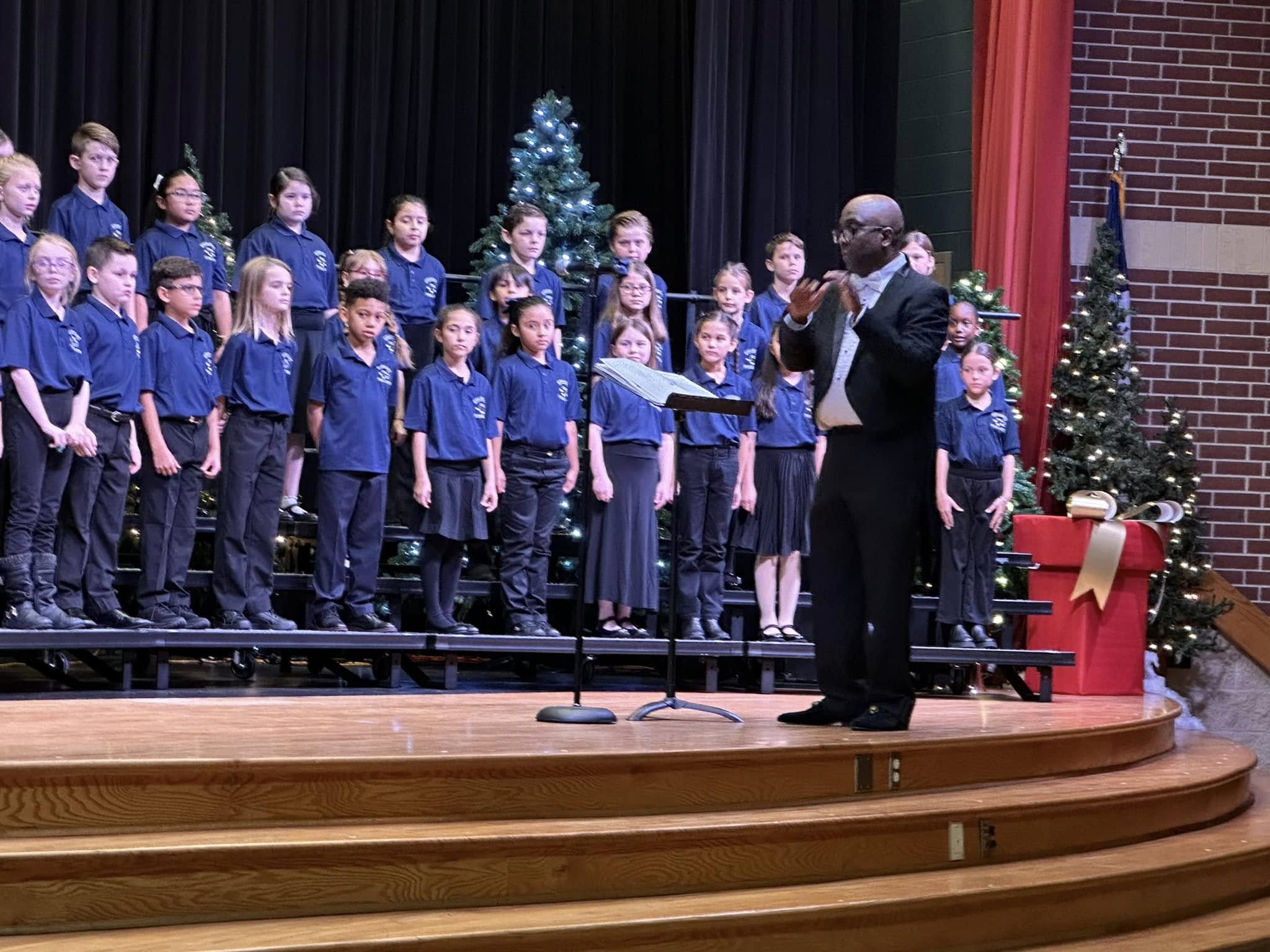 Choir on stage