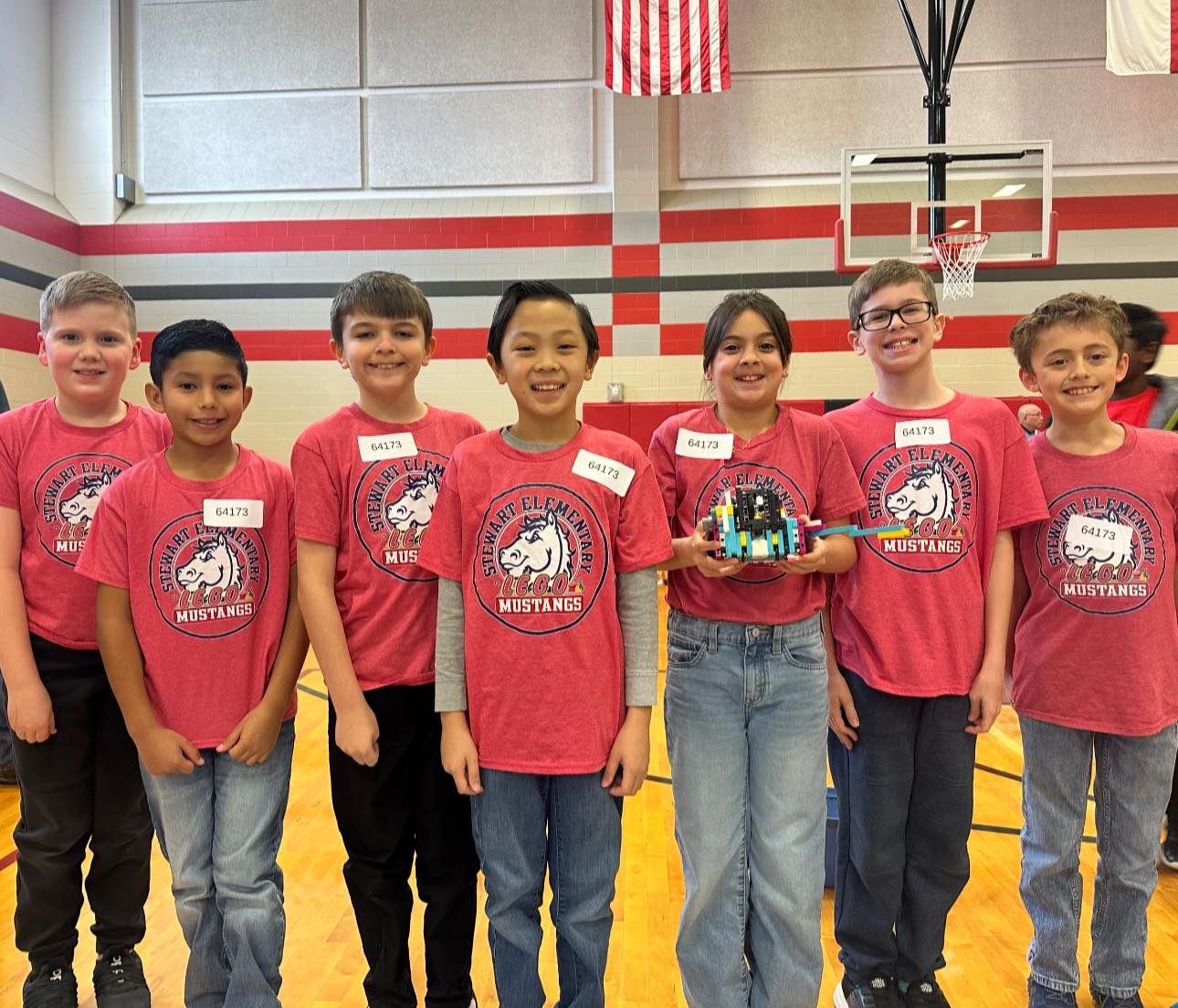 Students participate in robotics competition