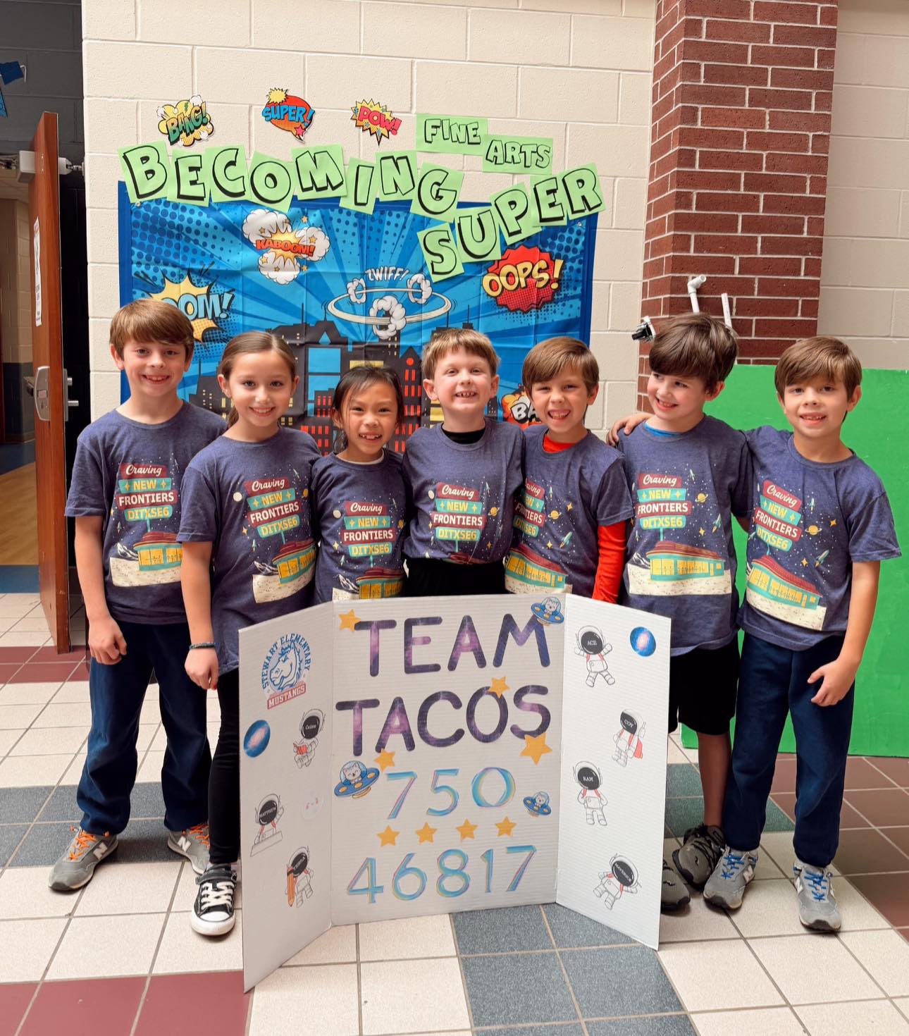 Students participating in the regional Destination Imagination competition