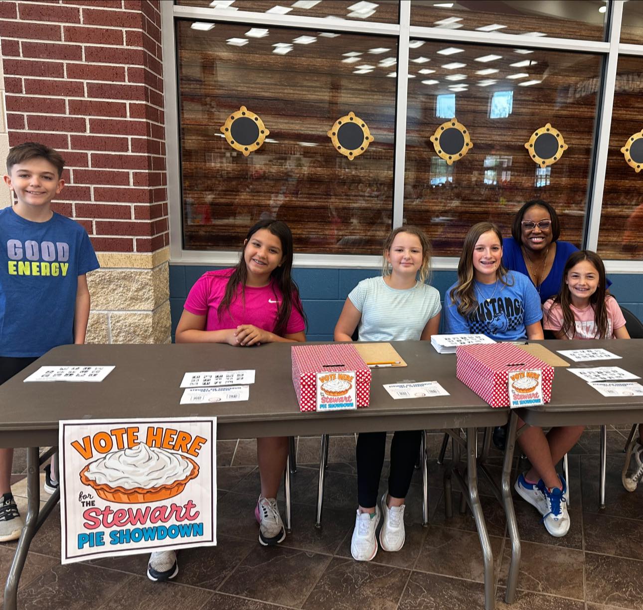 Mrs. McCray with Student Council