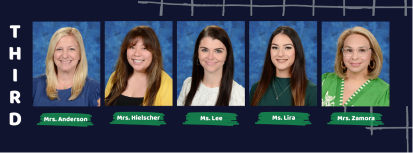 Photos of third grade teachers