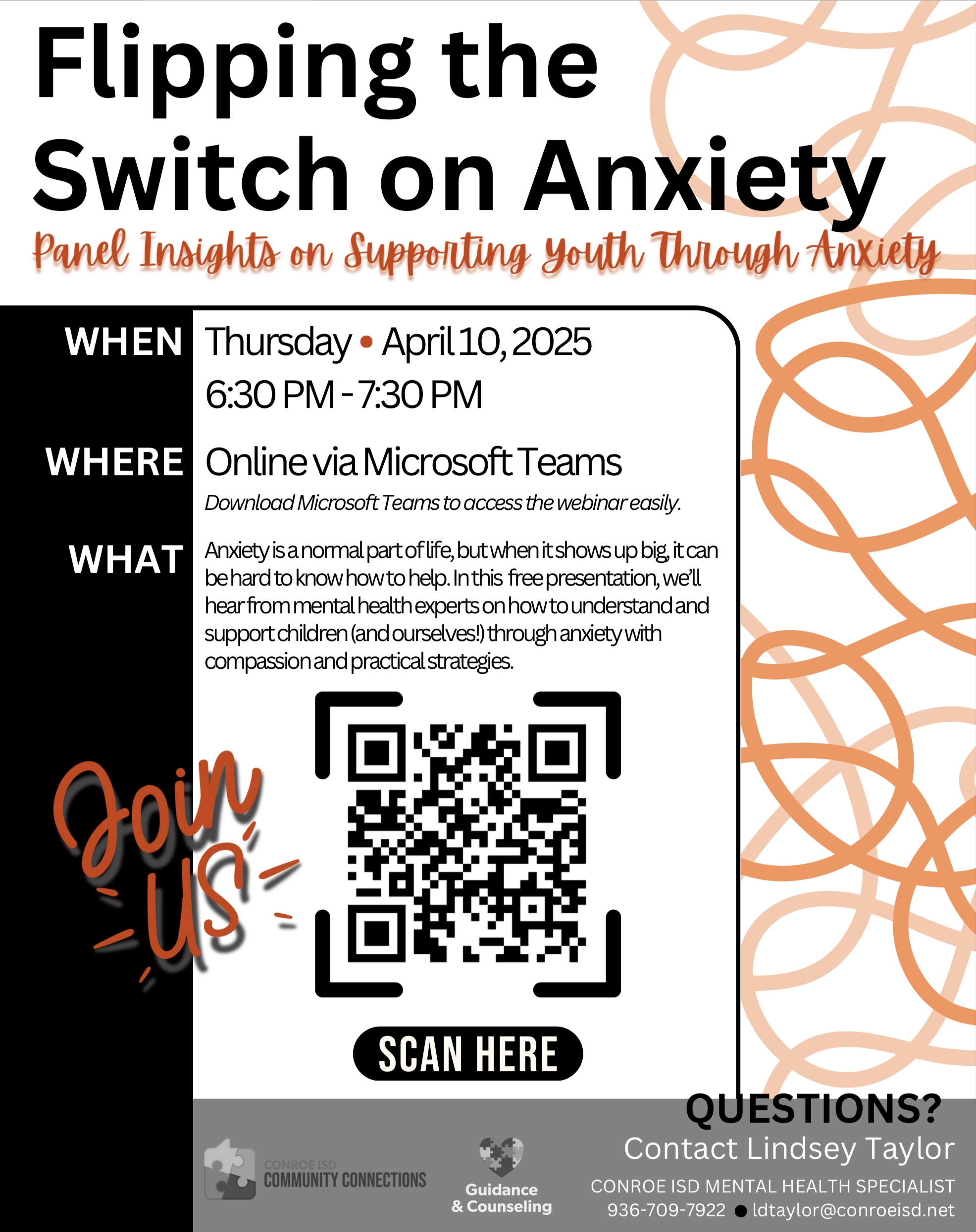 Flipping the switch on anxiety hosted by Conroe ISD English