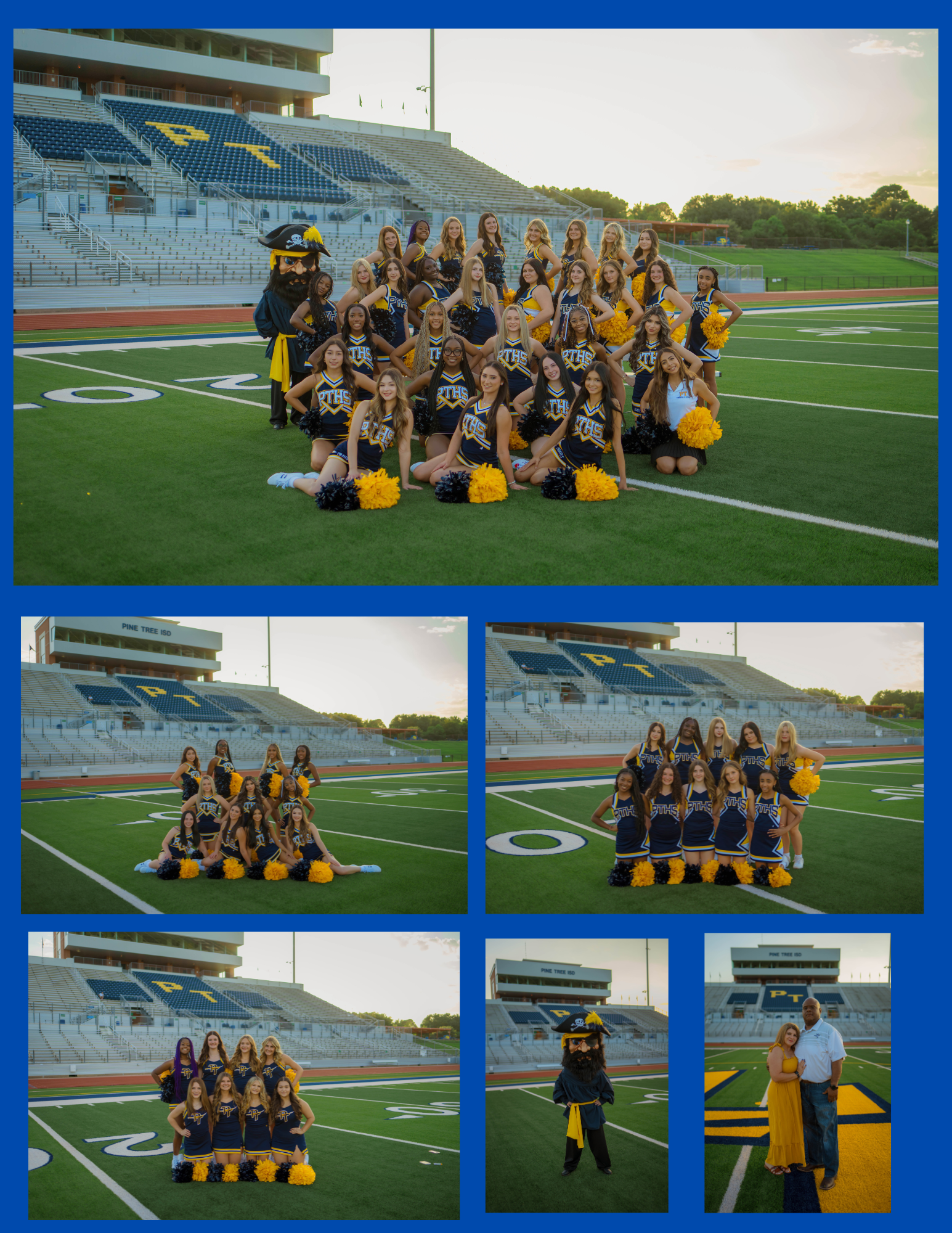PIne Tree High School Cheerleading Team and Coaches