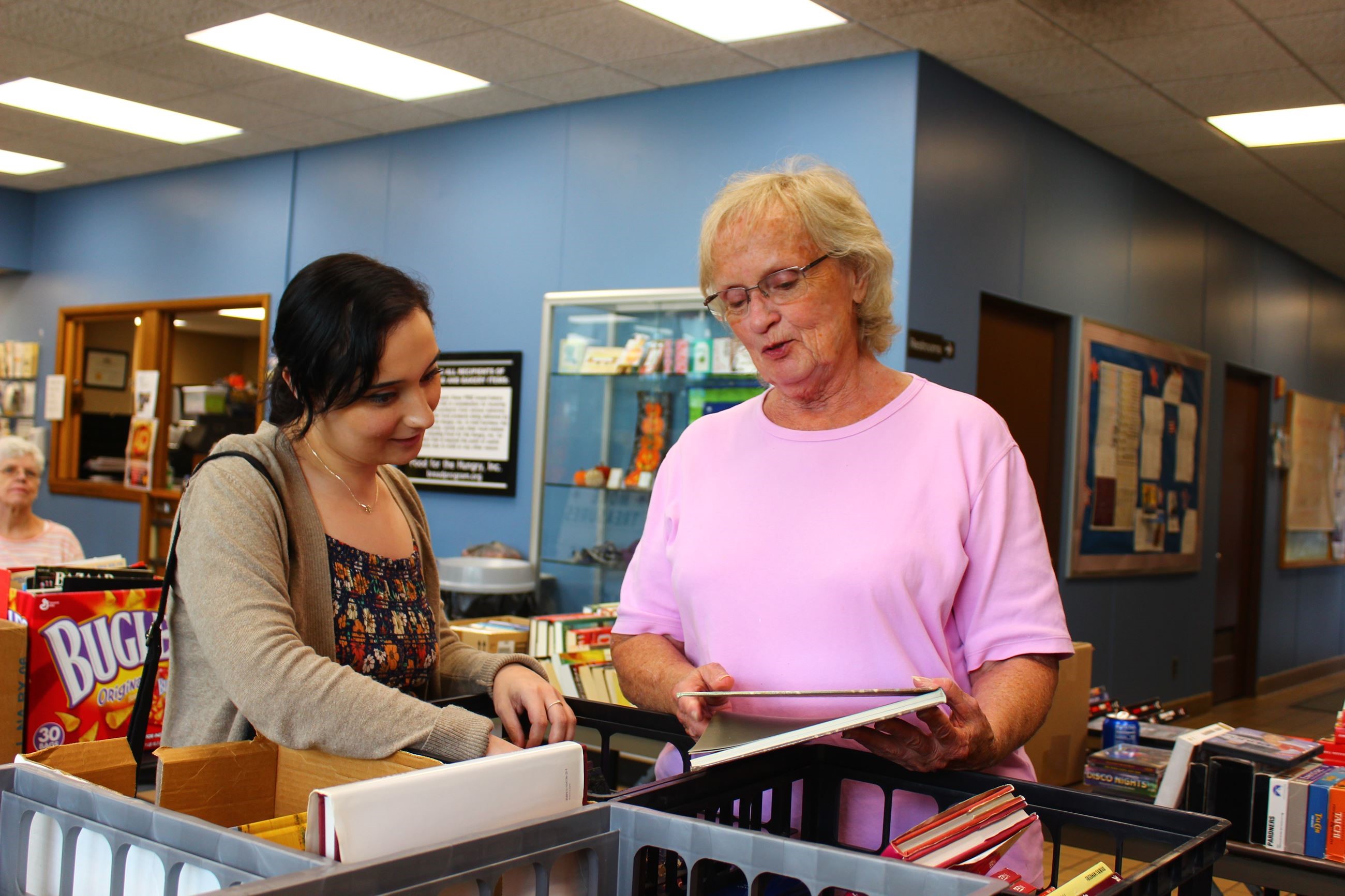 Searching through the Rummage Sale