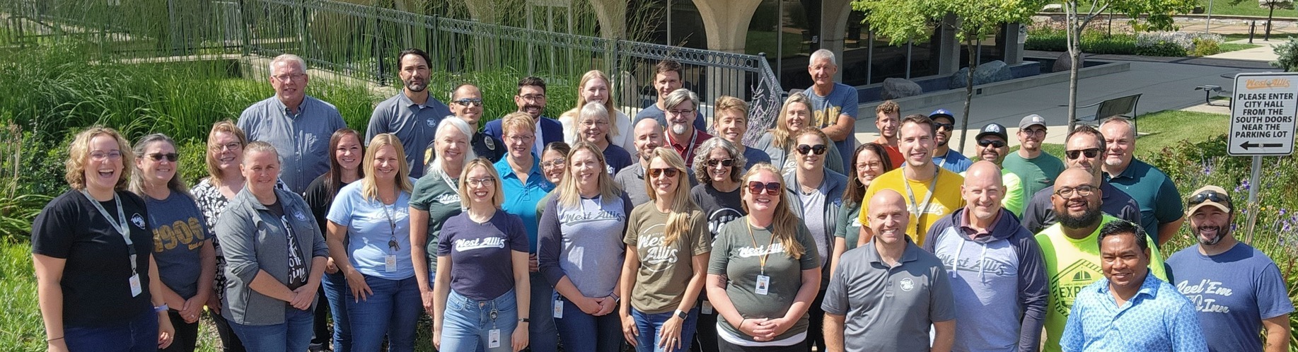 Photo of West Allis City Hall Staff on August 15 2024