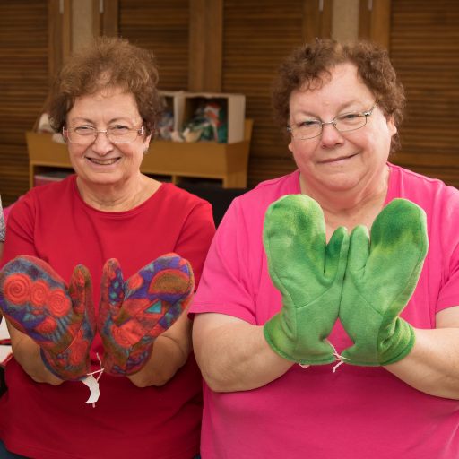 Mittens Made in Gifts of Warmth Program