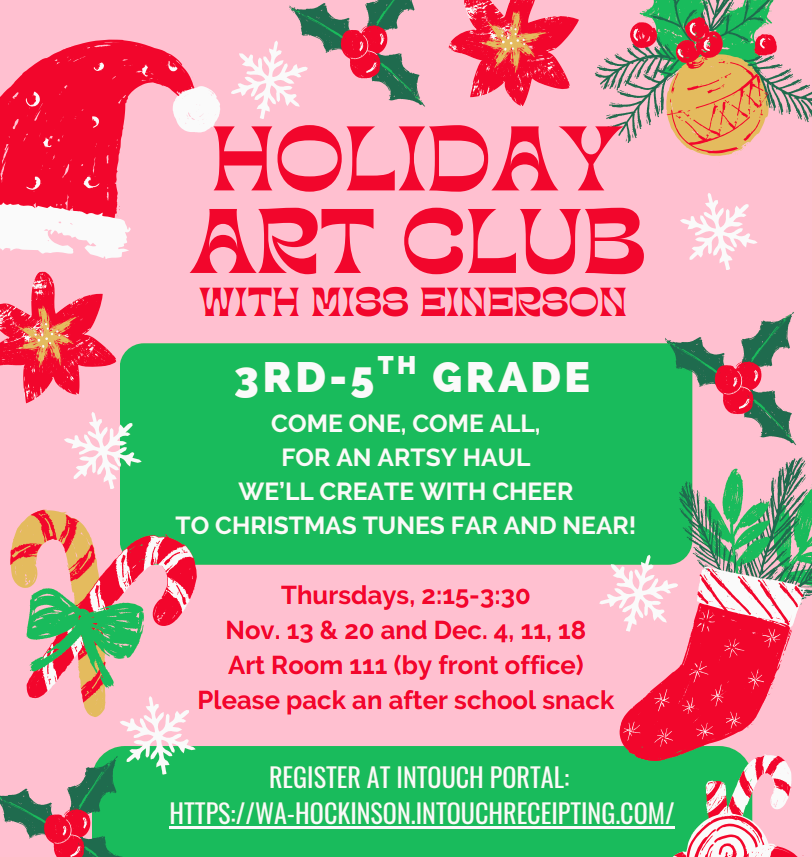 Art club with miss einerson